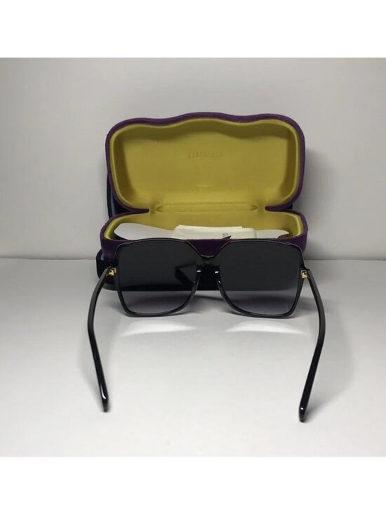 New Authentic Gucci GG0544S 001 Oversized Rectangle Sunglasses main image 7